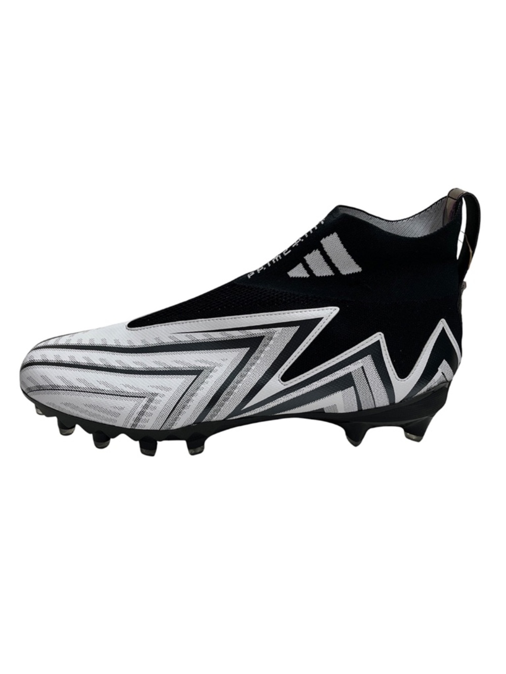 adidas Freak Ultra 23 Inline Football Cleats Black White Men's Size 12.5